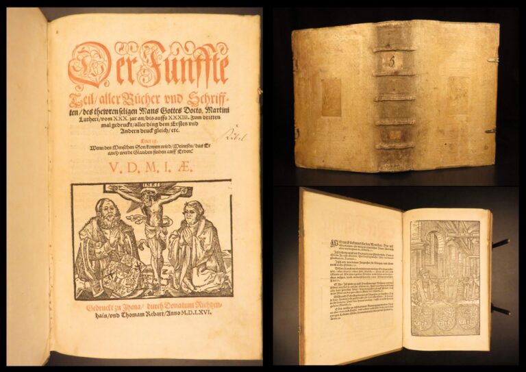 Image of 1566 – Works of Martin Luther | Protestant Reformation Commentary | Vellum Folio