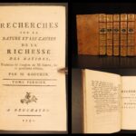 1792 – Wealth of Nations – Adam Smith | French Revolution Edition – 5 volumes