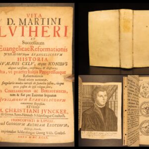 1699 – Life of Martin Luther – Juncker | First Edition Numismatics & Reformation