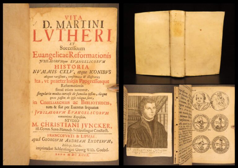 Image of 1699 – Life of Martin Luther – Juncker | First Edition Numismatics & Reformation