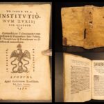 1571 – Institutes of Justinian | Ancient Roman Law | Antonius Contius Commentary
