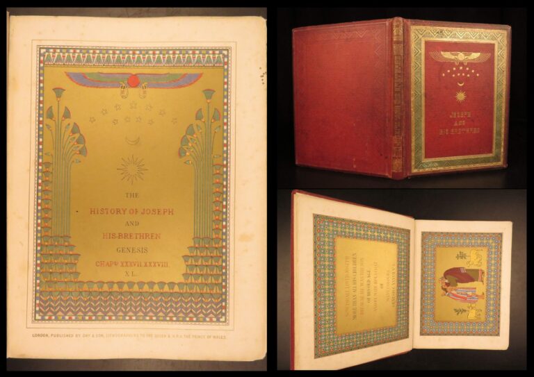 Image of 1865 – History of Joseph and His Brethren – Owen Jones | Illuminated Victorian Chromolithographs