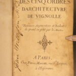 1632 – Five Orders of Architecture, Vignola | 50 Illustrated Full-Page Engravings