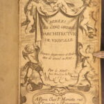 1632 – Five Orders of Architecture, Vignola | 50 Illustrated Full-Page Engravings