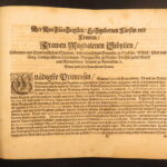 1658 – German Festival Book | Friedrich Wilhelm, Knights Tournament & Processional