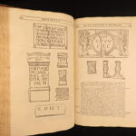 1722 – William Camden’s Britannia | Illustrated England & Ancient Coins – 2v