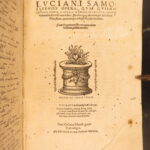 1538 – Works of Lucian of Samosata | Greco-Roman Mythology – Erasmus Translation