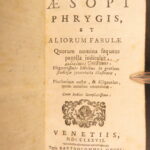 1777 – Aesop’s Fables | Illustrated – Classic Greek Folklore | Aliorum Fabulae