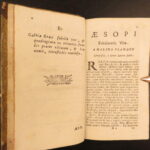1777 – Aesop’s Fables | Illustrated – Classic Greek Folklore | Aliorum Fabulae