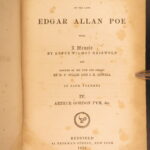 1855 – Works of Edgar Allan Poe | Early 4v Printing – Famous American Literature