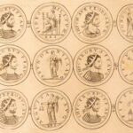 1696 – Ancient Roman Coins & Numismatics – Beger | Julius Caesar, Nero | Illustrated
