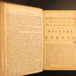 1787 – Annual Register | Early United States Constitution & Ben Franklin Letters