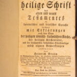 1789 – Holy Bible | First Edition – German & Latin – Catholic Old Testament, 10v