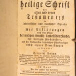 1789 – Holy Bible | First Edition – German & Latin – Catholic Old Testament, 10v