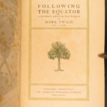 Following the Equator – Mark Twain – 1897 | First Edition, Illustrated with 193 Images