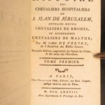1778 – Knights Hospitallers – Vertot | Famous – Crusades, Knights Templar – 7v