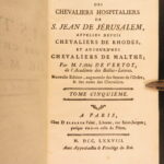 1778 – Knights Hospitallers – Vertot | Famous – Crusades, Knights Templar – 7v