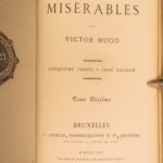 1862 – Les Misérables – Victor Hugo | First Edition, Bruxelles Lacroix Printing