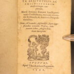 1561 – Aristotle – Problemata | Greek Philosophy – Averroes, Alexander of Aphrodisias