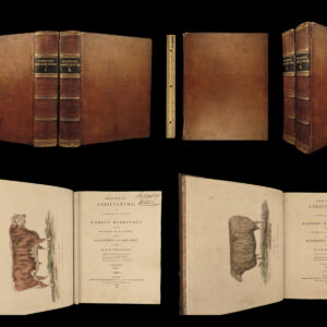 1805 1ed Agriculture FARMING Illustrated Husbandry Cows Cattle Sheep Horses 2v