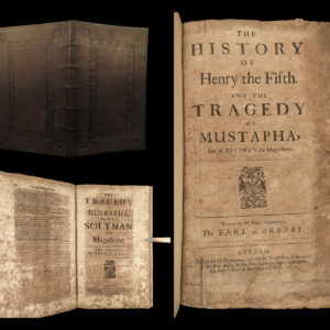 1690 Irish Roger Boyle English Restoration Theatre Henry V & Ottoman Mustapha