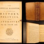1787 – Annual Register | Early United States Constitution & Ben Franklin Letters