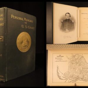 1885 1st ed Civil War Memoirs of General Ulysses Grant MAPS 2v Set