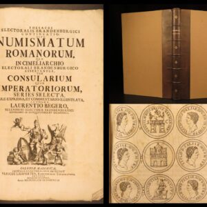 1696 – Ancient Roman Coins & Numismatics – Beger | Julius Caesar, Nero | Illustrated