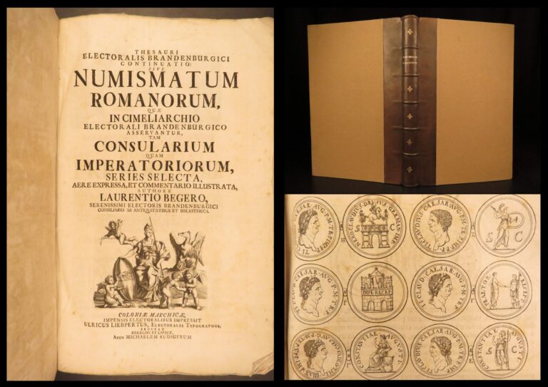 Image of 1696 – Ancient Roman Coins & Numismatics – Beger | Julius Caesar, Nero | Illustrated