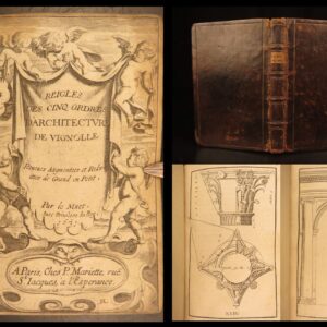 1632 – Five Orders of Architecture, Vignola | 50 Illustrated Full-Page Engravings