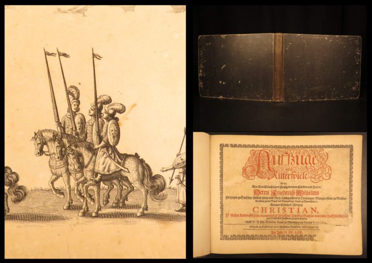 Image of 1658 – German Festival Book | Friedrich Wilhelm, Knights Tournament & Processional