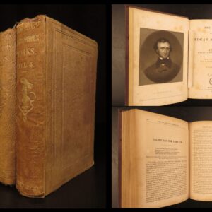 1855 – Works of Edgar Allan Poe | Early 4v Printing – Famous American Literature