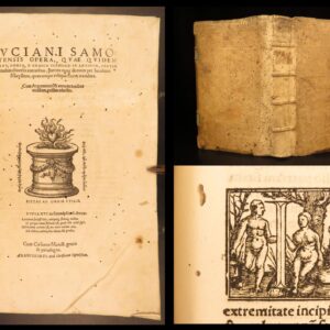 1538 – Works of Lucian of Samosata | Greco-Roman Mythology – Erasmus Translation