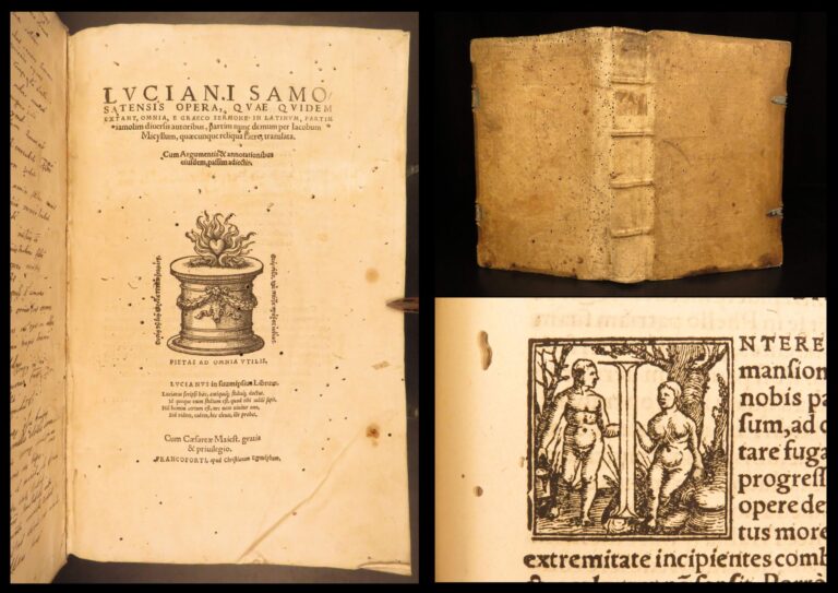 Image of 1538 – Works of Lucian of Samosata | Greco-Roman Mythology – Erasmus Translation