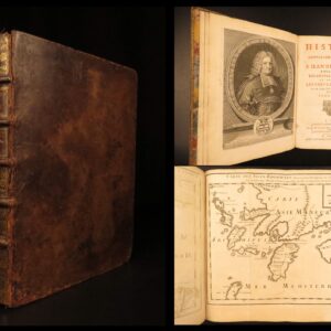 1726 – Knights Hospitallers – Vertot | First Edition – Crusades, Knights Templar – Maps