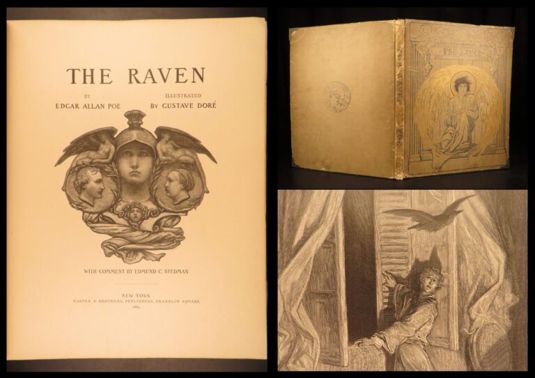 Image of 1884 – The Raven – Edgar Allan Poe | Gustave Doré – First Folio Edition