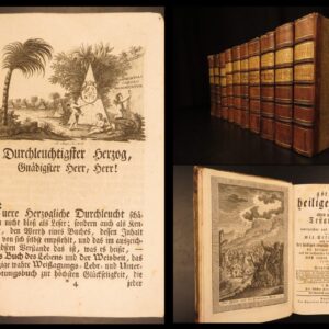 1789 – Holy Bible | First Edition – German & Latin – Catholic Old Testament, 10v