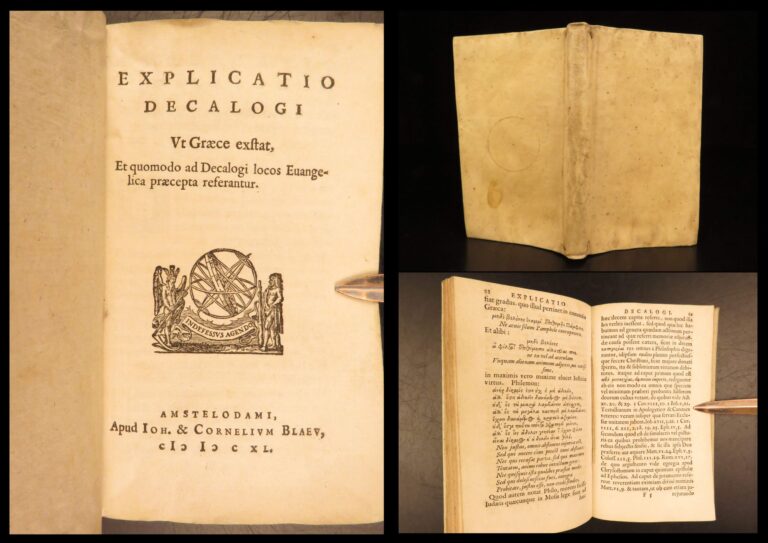 Image of 1640 – Ten Commandments Commentary – Hugo Grotius | Dutch Arminianism