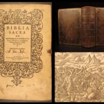 1558 – Biblia Sacra | Holy Bible – Bernard Salomon Art, Tournes & Estienne Latin