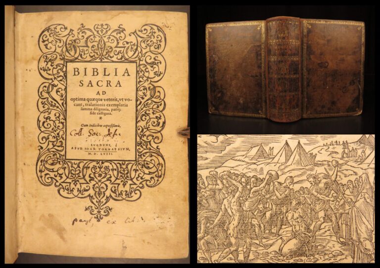 Image of 1558 – Biblia Sacra | Holy Bible – Bernard Salomon Art, Tournes & Estienne Latin