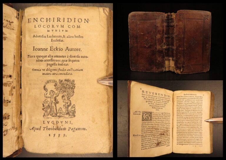Image of 1555 – Enchiridion – Eck | Reformation vs Catholicism, anti-Luther, Indulgences!