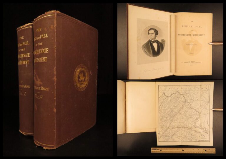 Image of 1881 – Rise and Fall of the Confederate Government – Jefferson Davis | First Edition