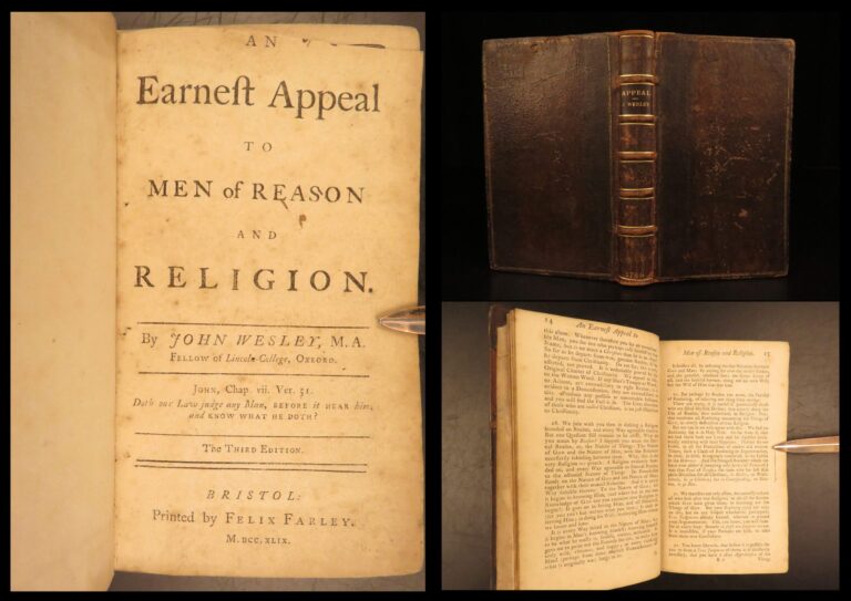 Image of 1749 – John Wesley Defense of Methodism | Earnest Appeal to Men of Reason – 2in1