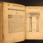 1655 – Five Orders of Architecture – Vignola | Illustrated Columns & Art, English ed