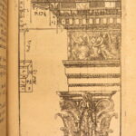 1655 – Five Orders of Architecture – Vignola | Illustrated Columns & Art, English ed