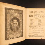 1657 – Britannia – William Camden | Medieval History & Poetry, Remaines
