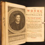 1737 – Works of Francis Rabelais | Illustrated 5v Set – Gargantua and Pantagruel