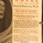 1737 – Works of Francis Rabelais | Illustrated 5v Set – Gargantua and Pantagruel