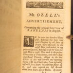 1737 – Works of Francis Rabelais | Illustrated 5v Set – Gargantua and Pantagruel