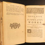 1737 – Works of Francis Rabelais | Illustrated 5v Set – Gargantua and Pantagruel